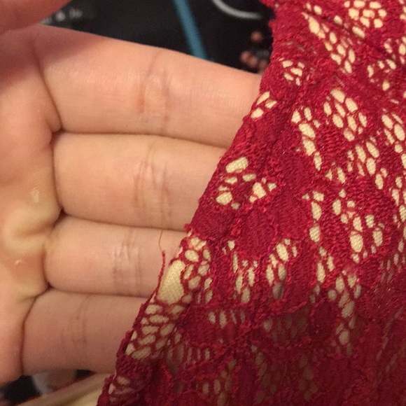 Cute above knee length red dress - Picture 5 of 5